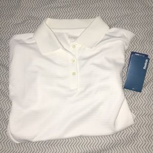 White Reebok Women’s Collar(Golf) Shirt